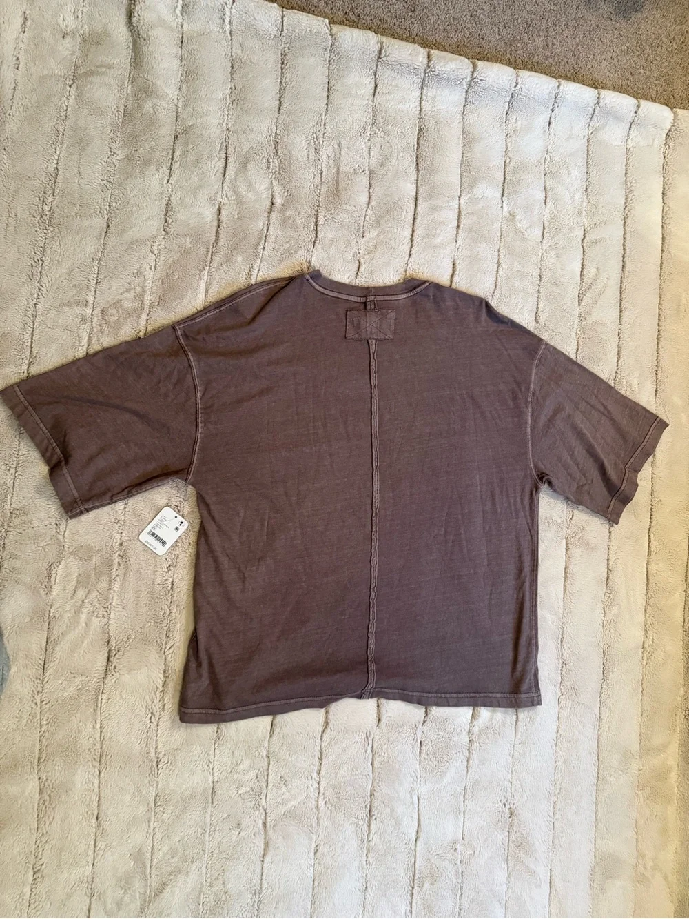 🥳 *SALE* Free People Perfect Oversized Tee, Dusted Cocoa, Size XS - Picture 3 of 3